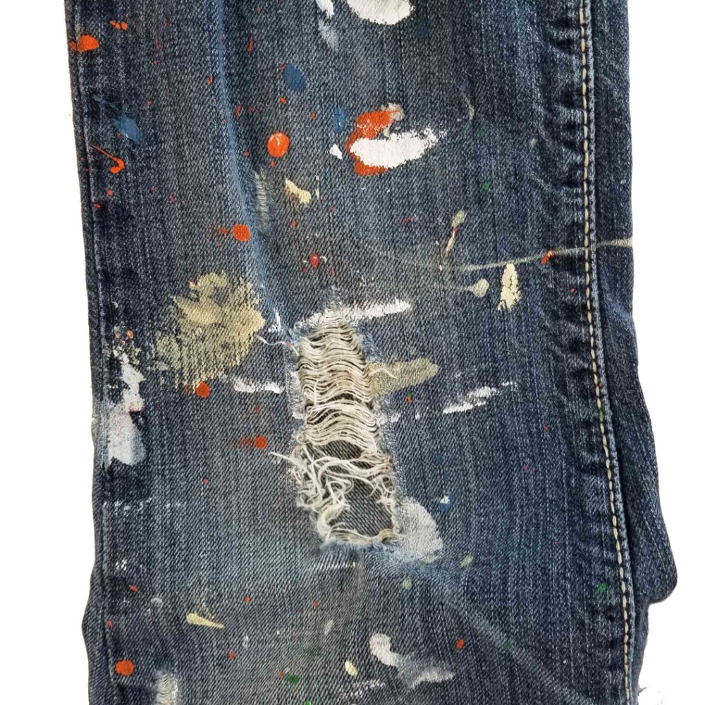 BKE Sabrina Crop/Capri Jeans Size 25 Distressed - Picture 2 of 8